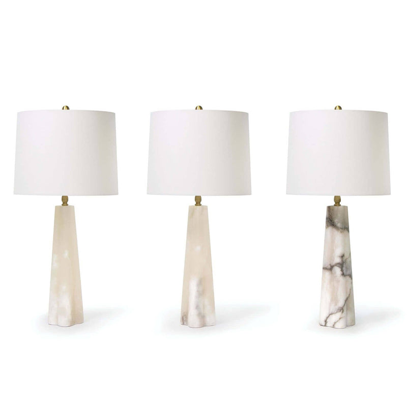 Regina Andrew Quatrefoil Alabaster Table Lamp