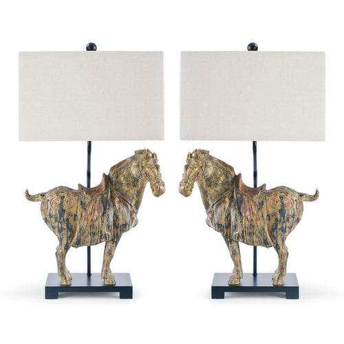 Regina Andrew x Southern Living Dynasty Horse Table Lamp Set of 2