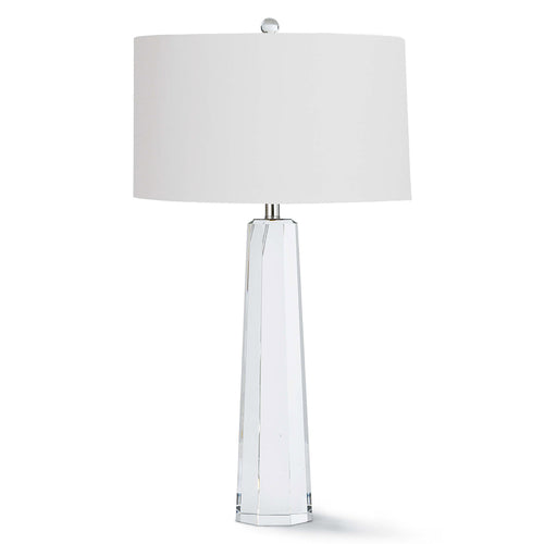 Regina Andrew Tapered Hex Crystal Table Lamp