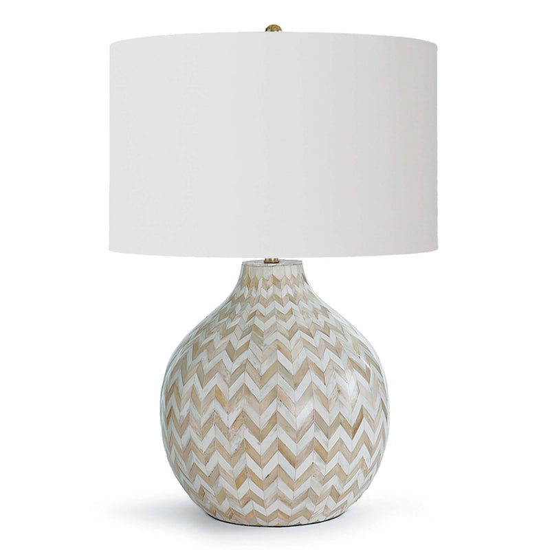 Regina Andrew Chevron Bone Table Lamp