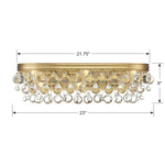 Crystorama Calypso 6-Light Bath Vanity Lighting