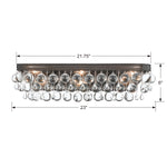 Crystorama Calypso 6-Light Bath Vanity Lighting