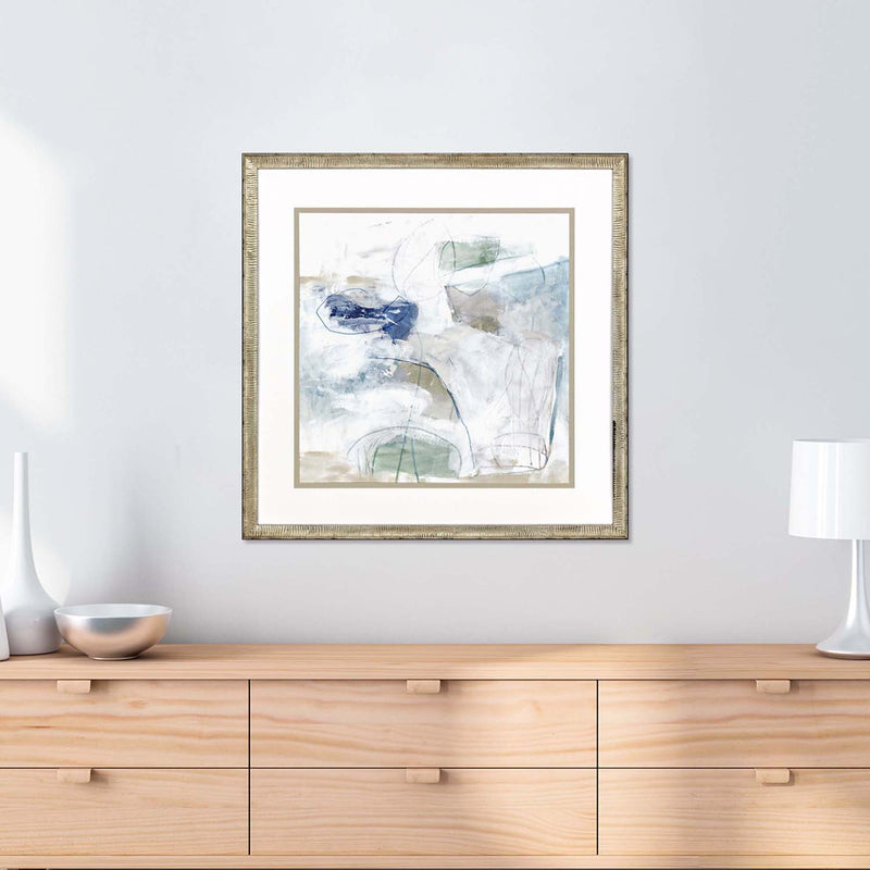 Vess Pebble Coast I Framed Art