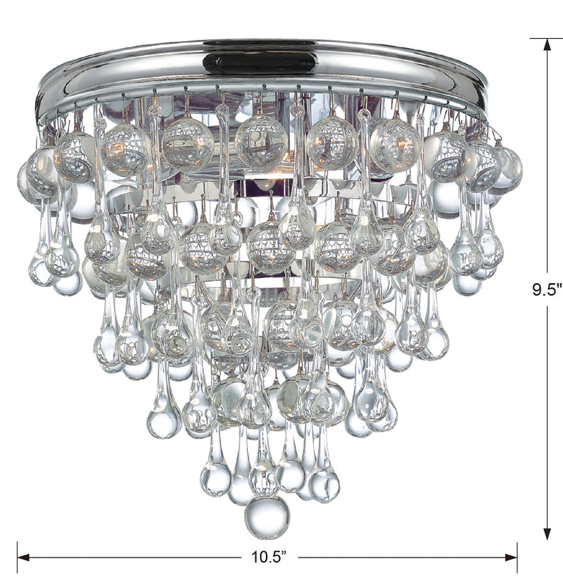 Crystorama Calypso 135 Flush Ceiling Mount