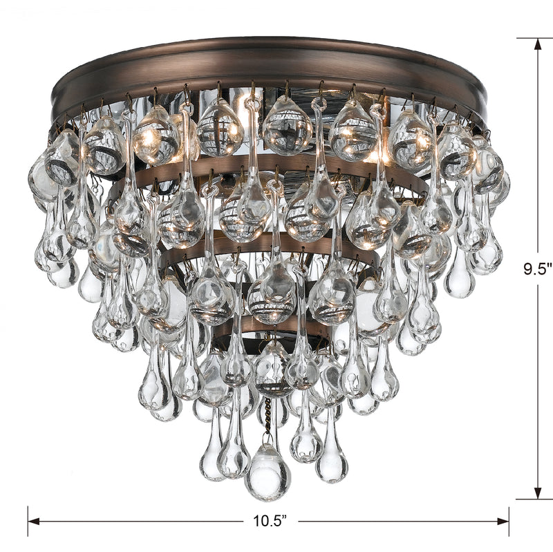 Crystorama Calypso 135 Flush Ceiling Mount