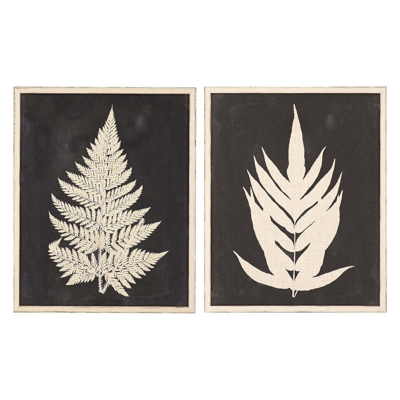 Vision Studio Linen Fern I Framed Art Set of 2