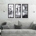 Chelsea Water Ski Splash Framed Art Set of 3