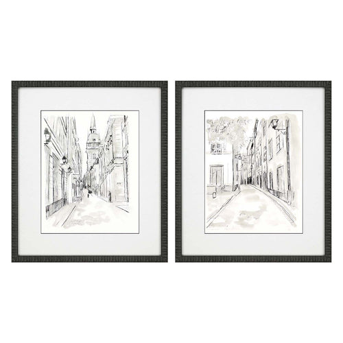 Vess European City II Framed Art Set of 2