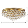 Crystorama Calypso 138 Flush Ceiling Mount