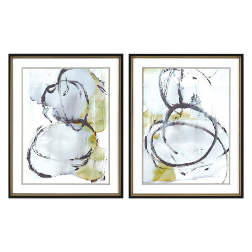 Harper Swirled Framed Art Set of 2