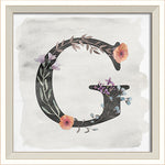 Garden Alphabet G Framed Print