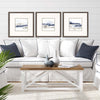 Vess Shoreline Blues I Framed Art Set of 3