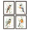 Popp Tree Toppers Framed Art Set of 4