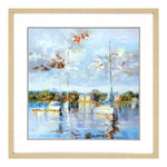 Bruniany Coastal Calm Framed Art