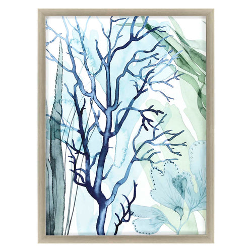 Popp Sea Leaves I Framed Art