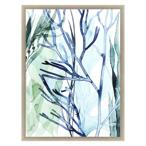 Popp Sea Leaves II Framed Art