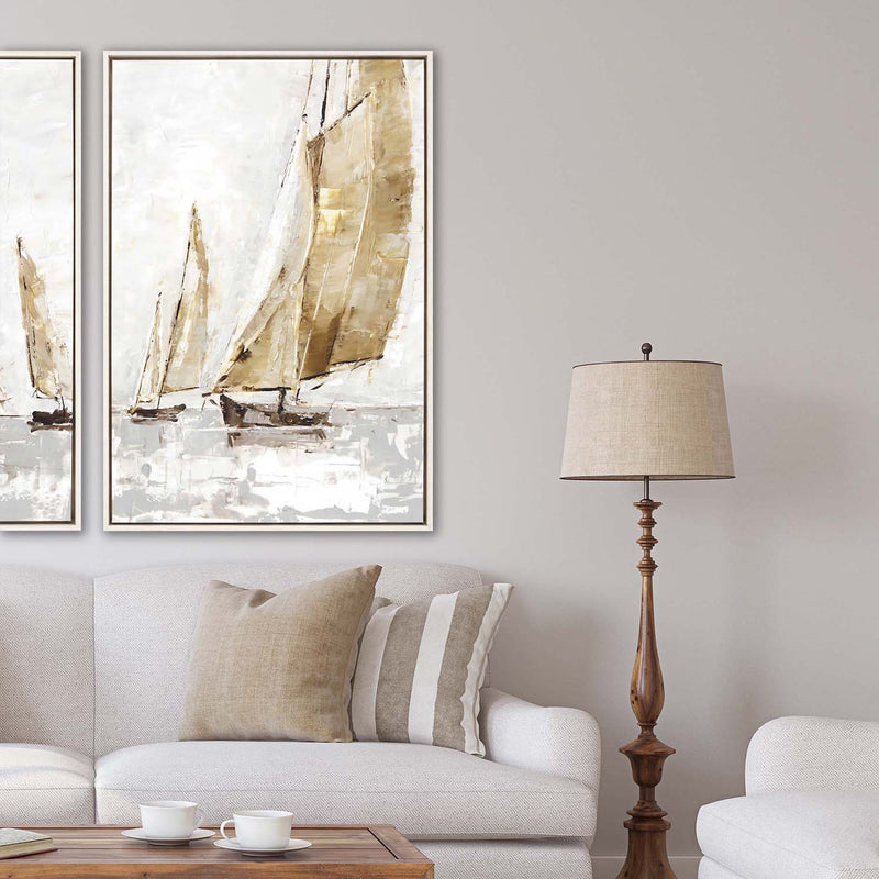 Harper Golden Sails II Canvas Art