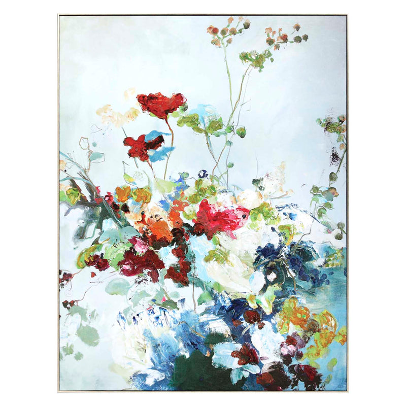 Fabrikken Abstract Floral Framed Art