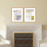 Goldberger Linear Grey I Framed Art Set of 2