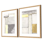 Goldberger Linear Grey I Framed Art Set of 2