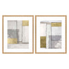 Goldberger Linear Grey II Framed Art Set of 2