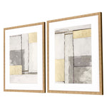 Goldberger Linear Grey II Framed Art Set of 2