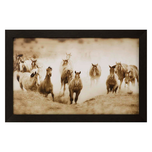 Dearing San Cristobol Horses Framed Art