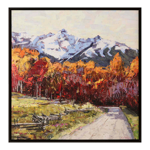 Moore Rocky Mountain Road Canvas Art