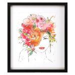 Tavoletti Floral Figure II Framed Art