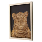 Francis Leopard Portrait Framed Art