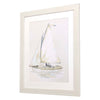 Pinto Quiet Sailboat II Framed Art