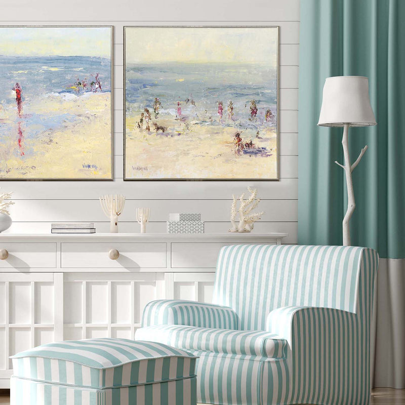 Wendling Impasto Beach Day II Framed Art