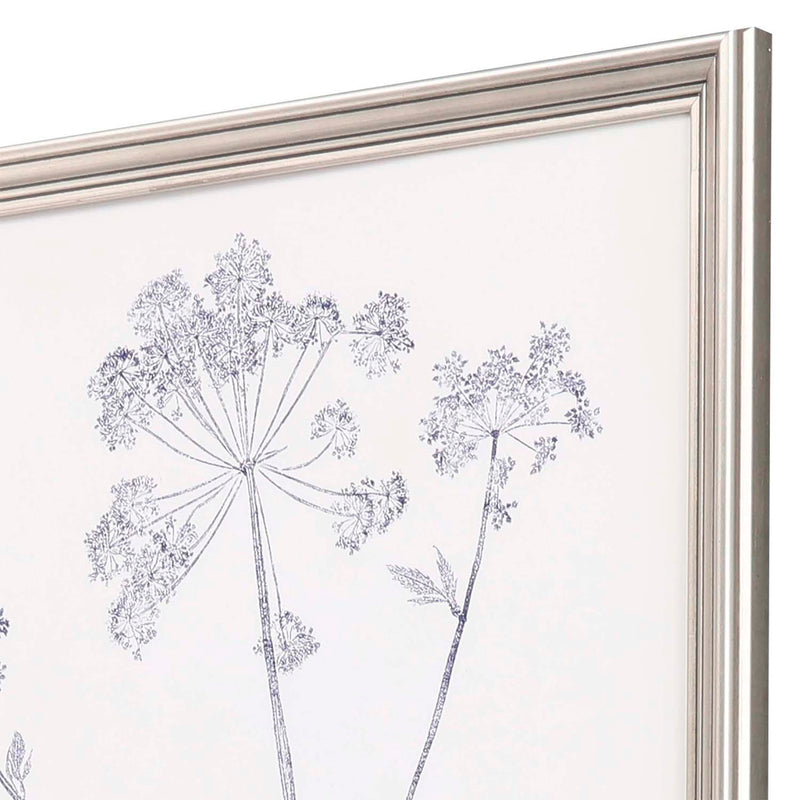 Vision Studio Navy Botanicals Framed Art Set of 4