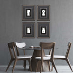 Dominoes Framed Art Set of 4