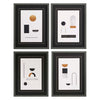 Shek Abstract Luxe Framed Art Set of 4