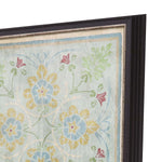 Cardoza Verdigris Pattern Framed Art Set of 4