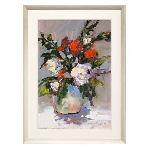 Slivka Potted Roses Framed Art