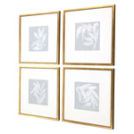 Paschke Leaf Study Framed Art Set of 4