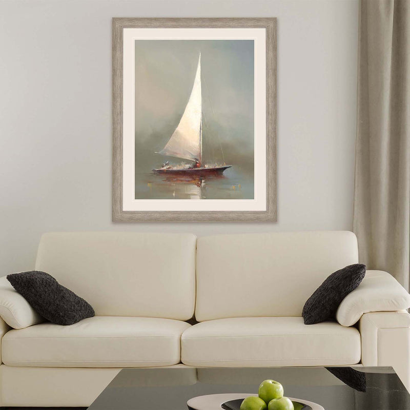 Micher Morning Sail Framed Art