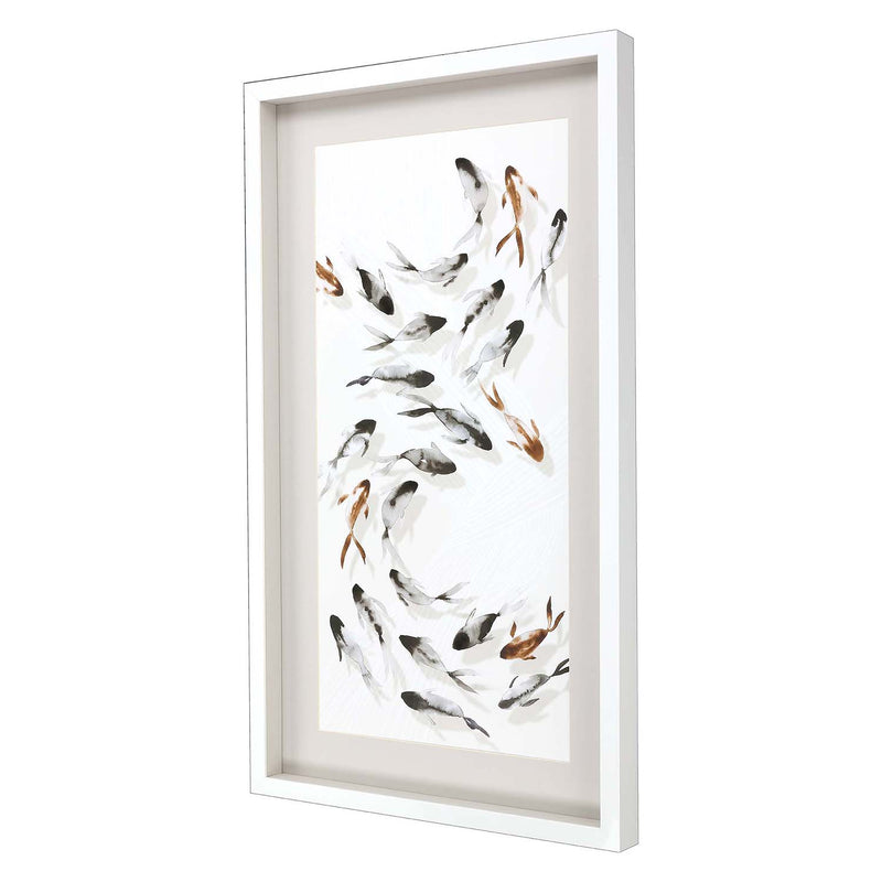 Isabelle Z Water Dance II Framed Art