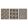 Chandon Kente II Framed Art Set of 3