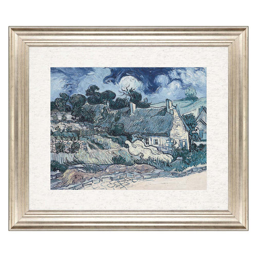 Van Gogh Thatched Cottage Framed Art