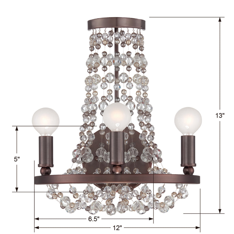 Crystorama Channing Wall Sconce