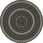 Pattern 85 - Such A Cozy Room Braided Round Vinyl Floorcloth