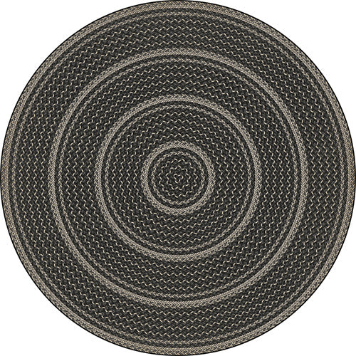 Pattern 85 - Such A Cozy Room Braided Round Vinyl Floorcloth