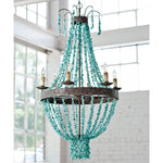 Regina Andrew Beaded Turquoise Chandelier