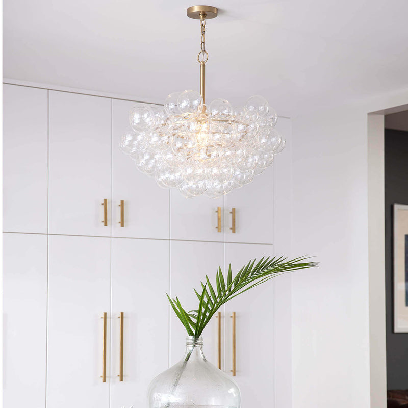 Regina Andrew Bubbles Brass Chandelier