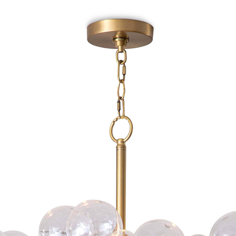 Regina Andrew Bubbles Brass Chandelier