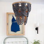 Regina Andrew x Southern Living Lorelei Wood Bead Chandelier