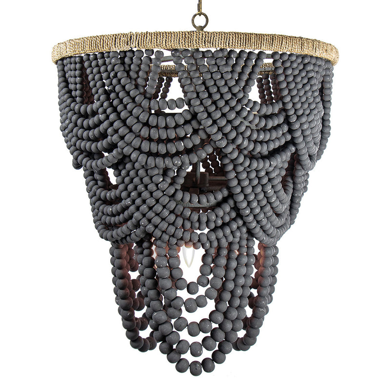 Regina Andrew x Southern Living Lorelei Wood Bead Chandelier